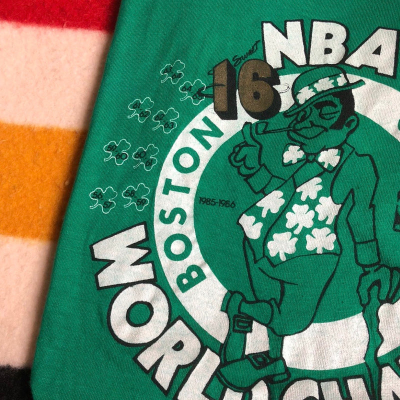 1985-86 Celtics Champs Tee - rapp goods co