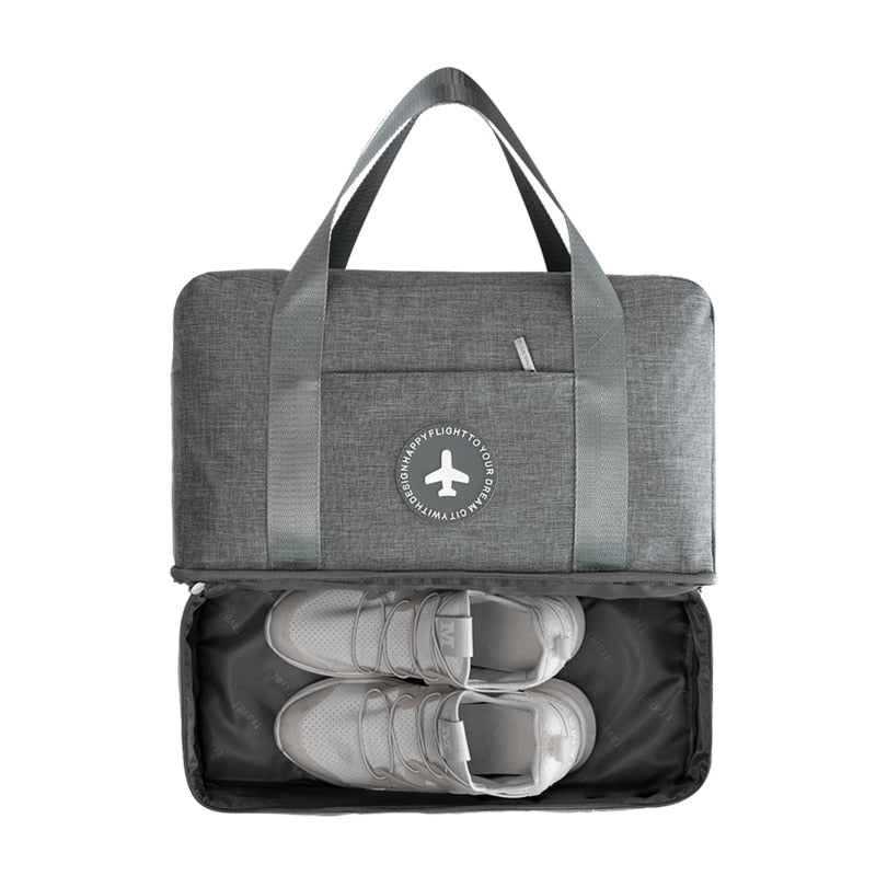 Water Resistant Bag with Shoe Compartment - rapp goods co